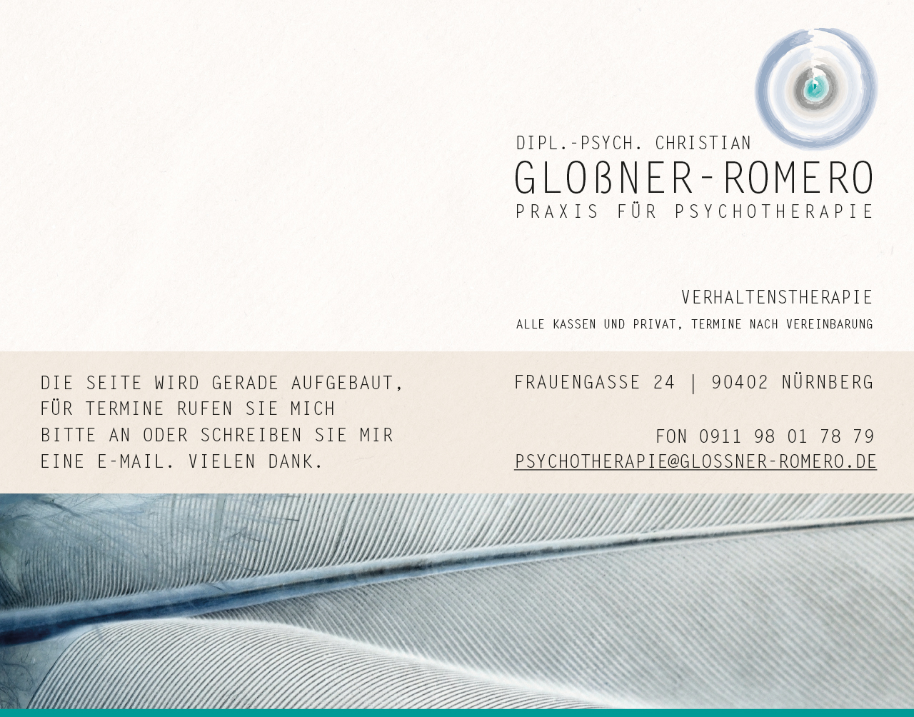Psychotherapie – Glossner-Romero